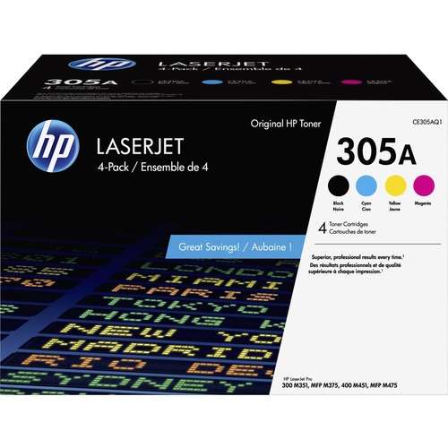 Cartridge, Laser, HP 305A, Combo 4/CT