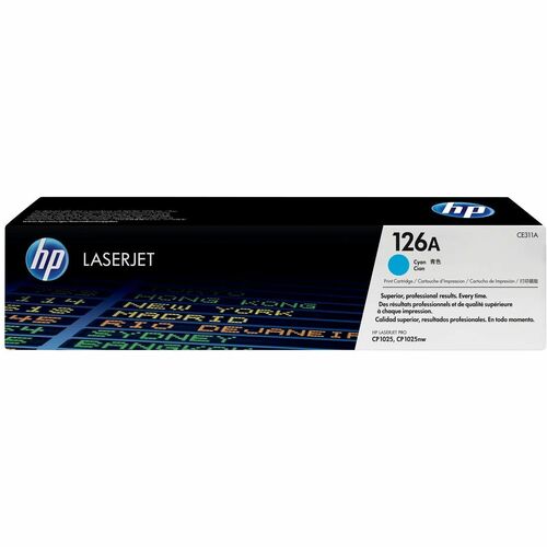 Cartridge, Print, HP 126A, Cyan