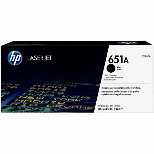 Cartridge, Toner, HP 651A, Black