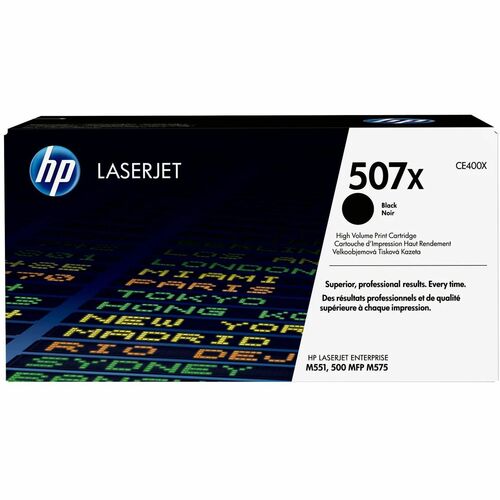 Cartridge, Toner, HP 507X, Black