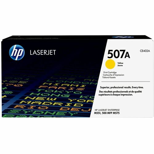 Cartridge, Toner, HP 507A, Yellow