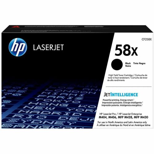 Cartridge, Laser, HP 58X Black