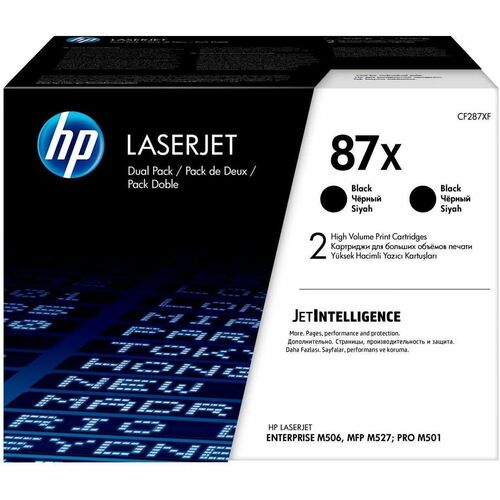 Cartridge, Laser, Black, HP87X 2/CT