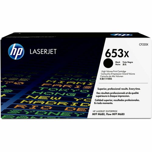 Cartridge, LaserJet, Black, Original HP 653X