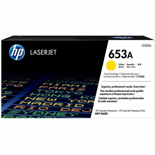 Cartridge, LJ, Yellow, Original HP 653A