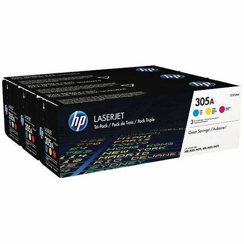 Cartidge, Lj, Cyan, Magenta, Yellow, HP 305A 3/CT