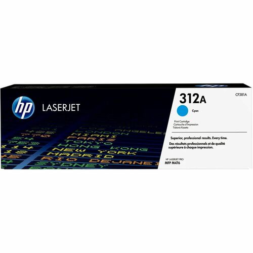 Cartridge, LJ, Cyan, Original HP 312A