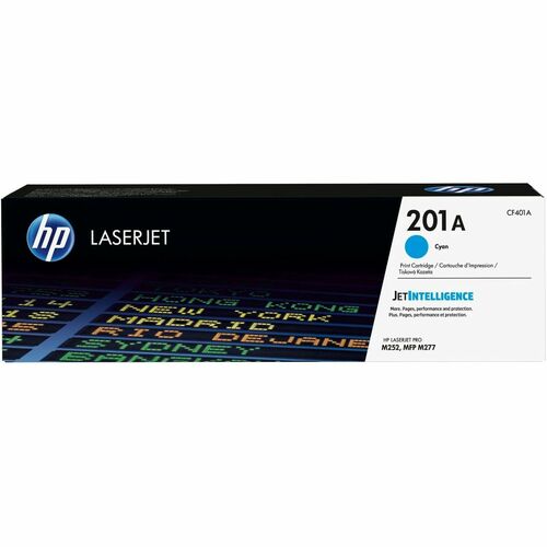 Cartridge, Toner, Cyan, Original HP201A