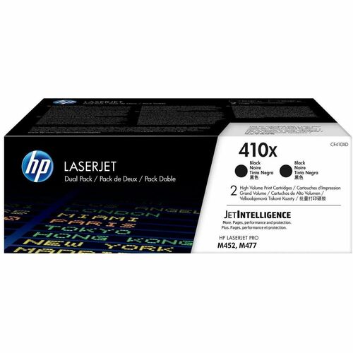 Catridge, Laser, Black, Dual Pack, HP410X 2/CT