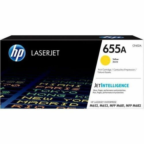 Cartridge, Laser, Yellow, HP 655A