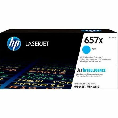 Cartridge, Laser, Cyan, HP 657X