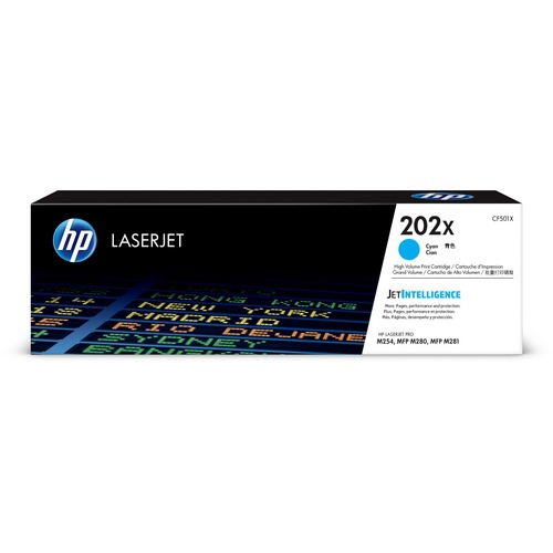 Cartridge, Laser, Cyan, HP202X