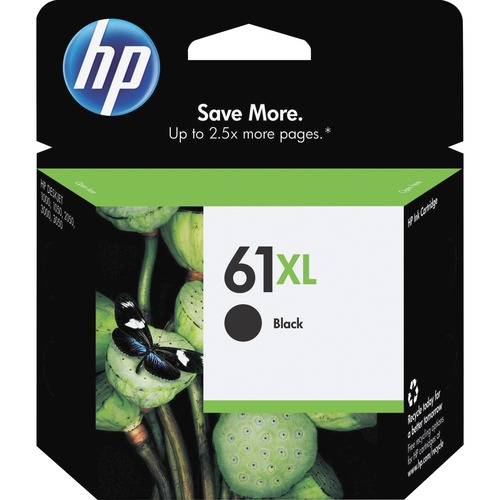 Cartridge, Ink, HP 61XL, Black