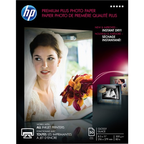 Paper, Photo, 8.5x11, Glossy 50/PK