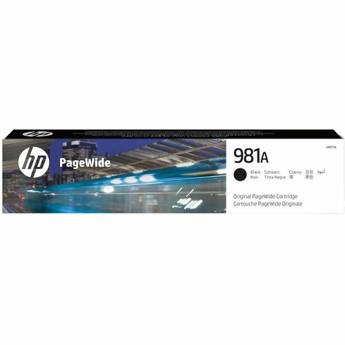 Cartridge, Inkjet, Pigment Wide, HP981A, Black