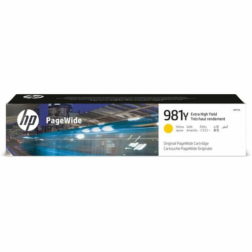 Cartridge, Inkjet, Pigment Wide, HP981Y, Yellow