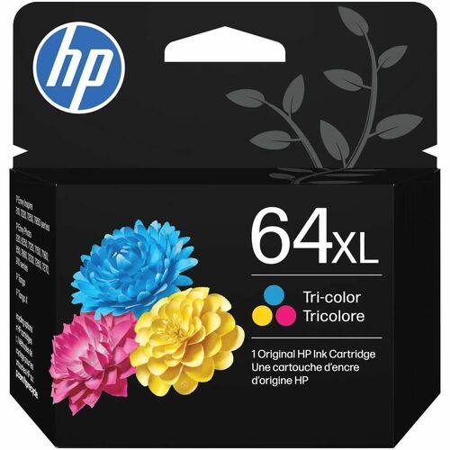 Cartridge, Inkjet, HP 64XL, Tri-Color