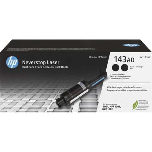 Cartridge, Laser, HP 143A - Dual Pack 2/CT