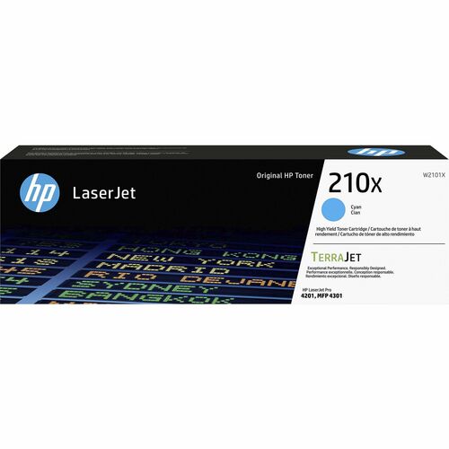 Cartridge, LaserJet, HP 210X, Cyan, 5.5K