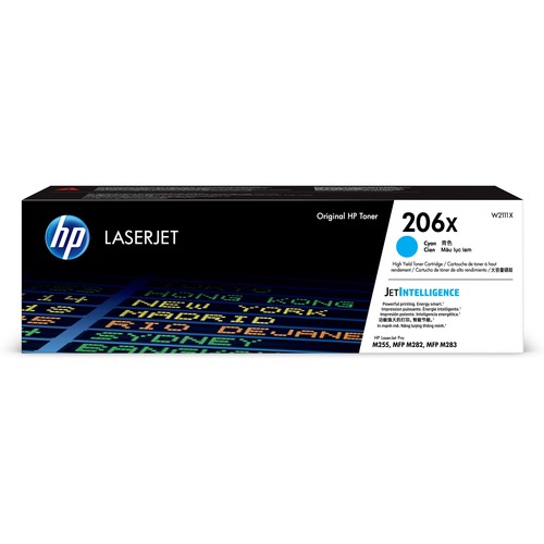 Cartridge, Laser, HP 206X, Cyan