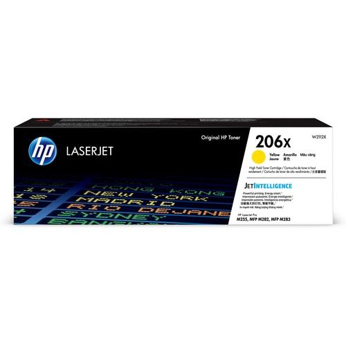 Cartridge, Laser, HP 206X, Yellow