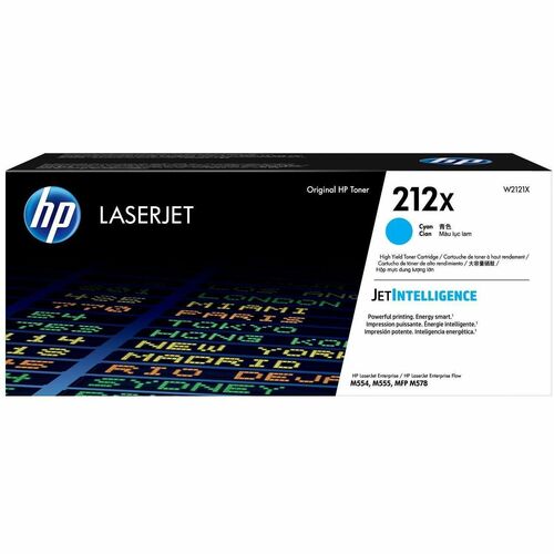 Cartridge, Laser, HP 212X, Cyan