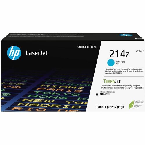 Cartridge, LJ, HP 214Z, Cyan, 26K