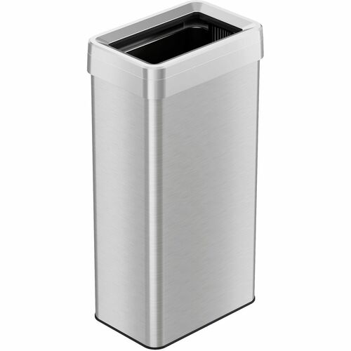 Trashcan, Opentop, Stainless