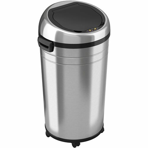 Trash Can, with Sensor, X Large, 23 Gal, 17.5"x19.25"x32.63", SR