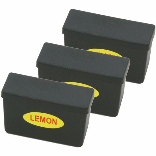 Refill Cartridge, Lemon, For HLS02SS/S04SS, 12"x1-1/5"x1", Black 3/CT