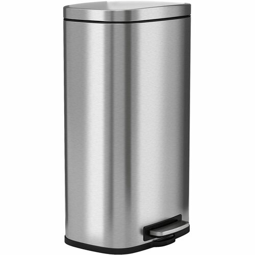 Trash Can, With Pedal, Fire Rated, 8 Gallon, 13-7/10" x 114/5" x 25", SR