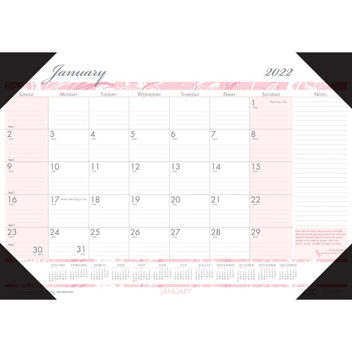 BCA Desk Pad Calendar