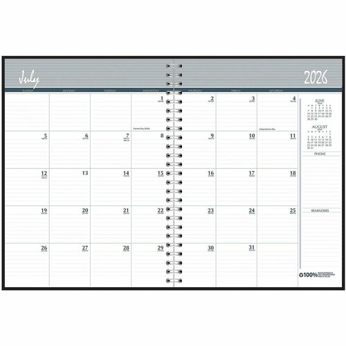 Planner, Academic, Monthly, Book