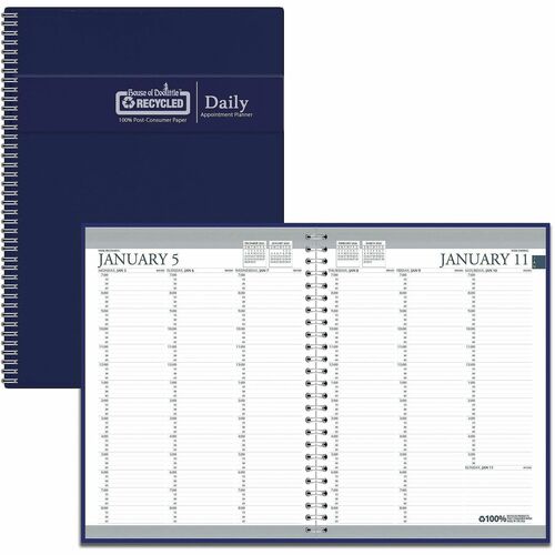 Planner, Weekly, Wirebound, 1 Week/2 Pages