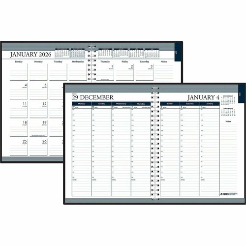 Planner, Weekly/Monthly, Tabbed