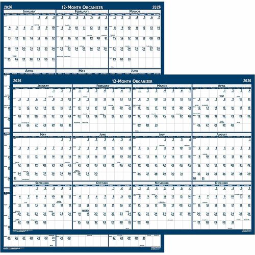 Planner, Wall, Laminated