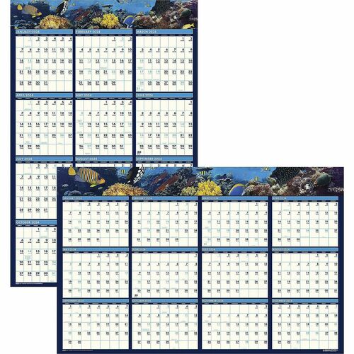 Sea Life Laminated Planner