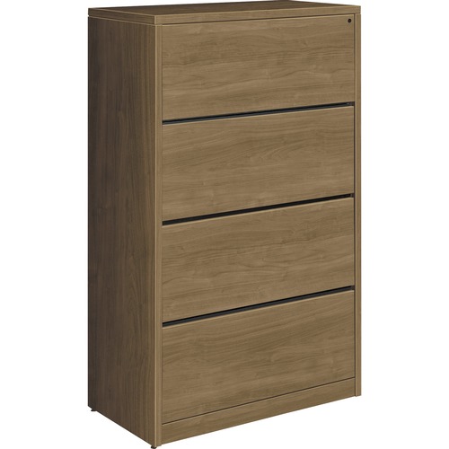 Lateral File, 4-Drawer, 36" x 20" x 59-1/8", Pinnacle