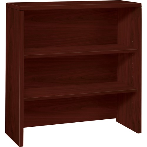 Hutch, Bookcase, 2 Shelf, 36 Inch Wide, Maple Yankee