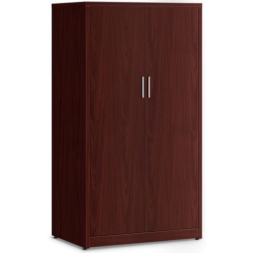 Storage Cabinet, 5 Shelves, 36" x 24" x 66-5/8", Mahogany