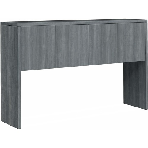 Stack-On Storage/Hutch, 60" x 14-5/8" x 37-1/8", Sterling Ash