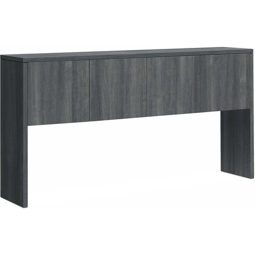 Stack-On Storage/Hutch, 72" x 14-5/8" x 37-1/8", Sterling Ash