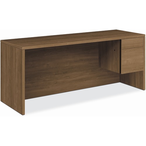 Right Pedestal Credenza, 72" x 24" x 29-1/2", Pinnacle