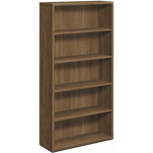 Bookcase, 5 Fixed Shelves, 36" x 13-1/8" x 71", Pinnacle