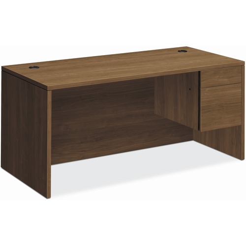 Right Pedestal Desk, B/F, 66"x30"x29-1/2", Pinnacle