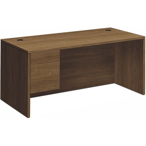 Left Pedestal Desk, 66" x 30" x 29-1/2", Pinnacle