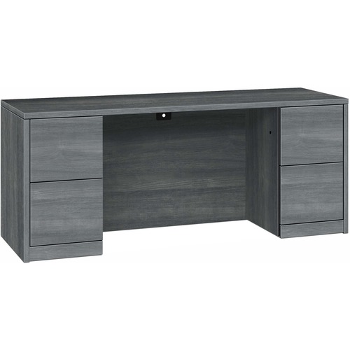 Credenza, With Kneespace, 72" x 24" x 29-1/2", Sterling Ash