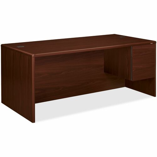 Desk, Rt Pedestal, BF, 72x36, My