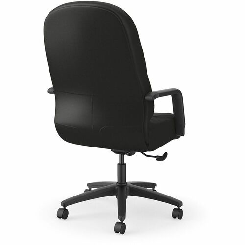 Chair, Executive, Highback, Leather, Black