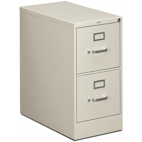 File, Letter, 2 Drawer, With Lock, Gray